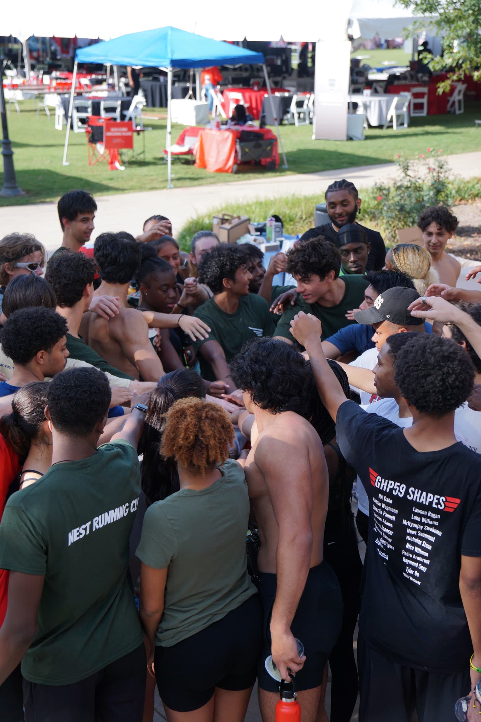 NEST Run Club Huddle